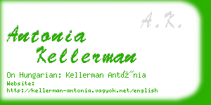 antonia kellerman business card